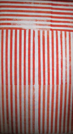 hand printed window shade