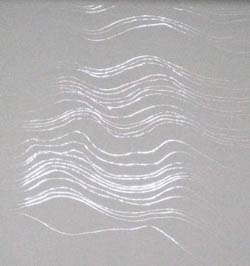 hand sewn window shade