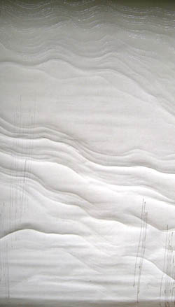hand sewn window shade