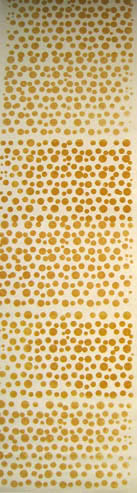 hand printed window shade