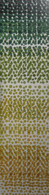 hand printed window shade